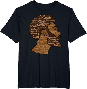 Black History Afro Men King Father Melanin African American