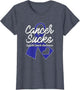 Colon Cancer Sucks Blue Support Ribbon