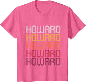 Howard Retro Wordmark Pattern - Vintage Style