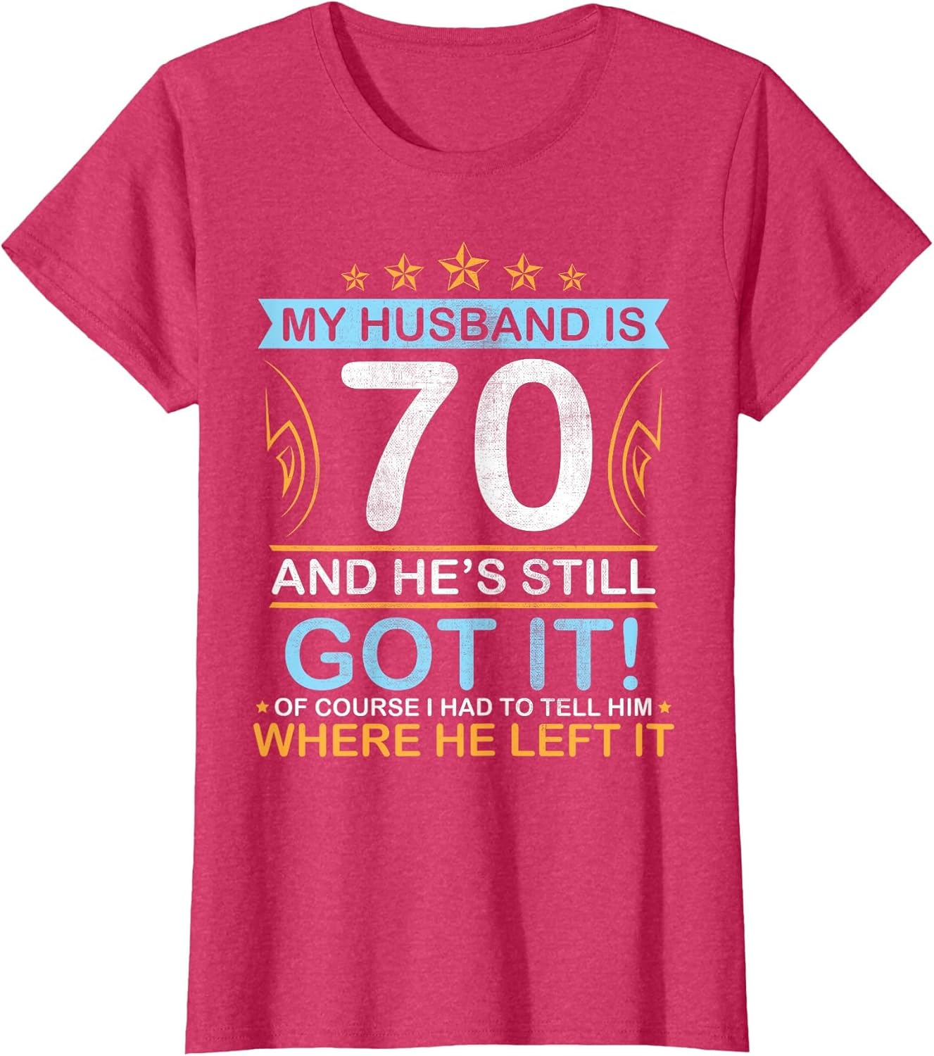 Happy Birthday My Husband is 70 Years and He's Still Got It