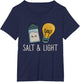 Vintage Cute Salt Light Bible Verse Matthew Proud Christian