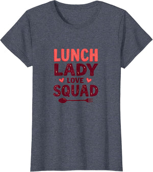 Lunch Lady Love Squad Valentine's Day Design