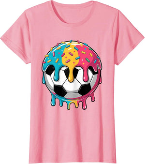 Soccer Shirts Boys Girls Kids Ice Cream Soccer Drip Shirt