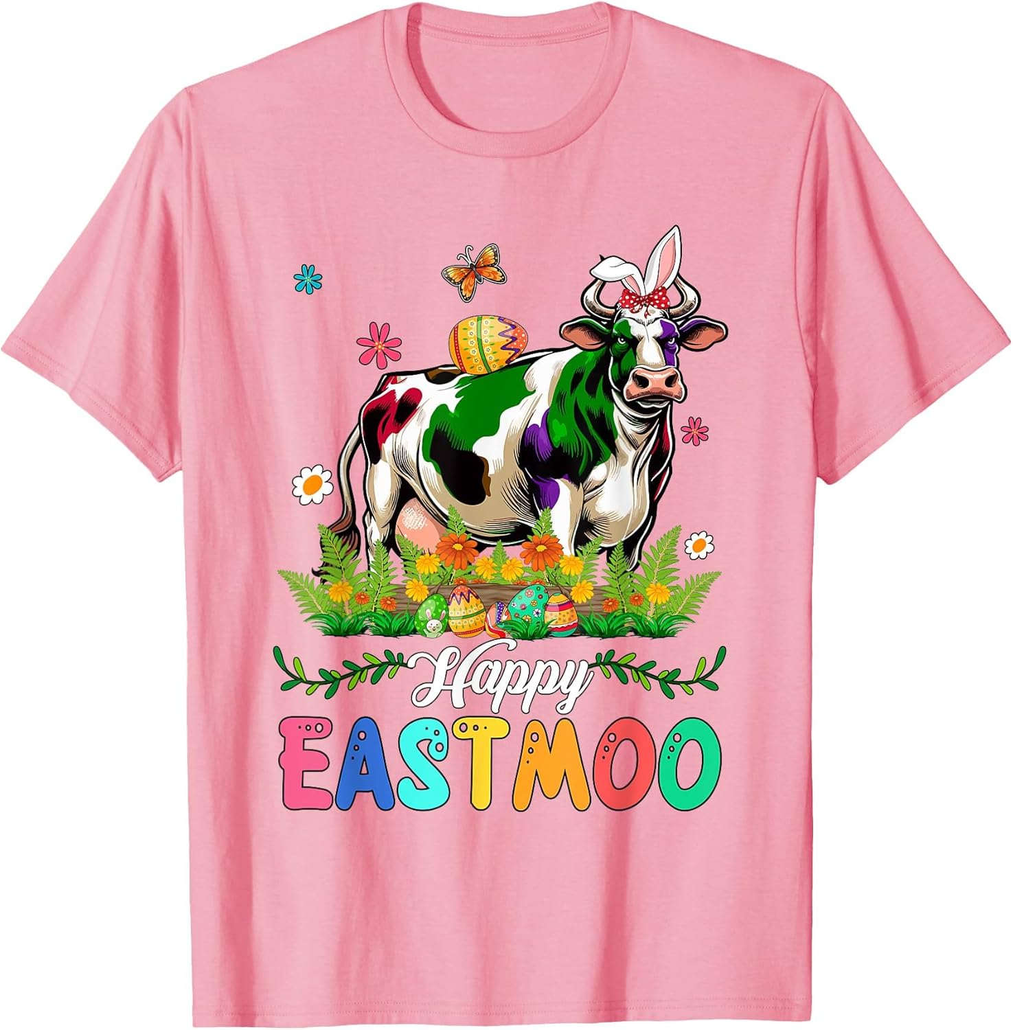 Happy Easter Moo Cow Sound Costume Bunny Farmer Lover Kids