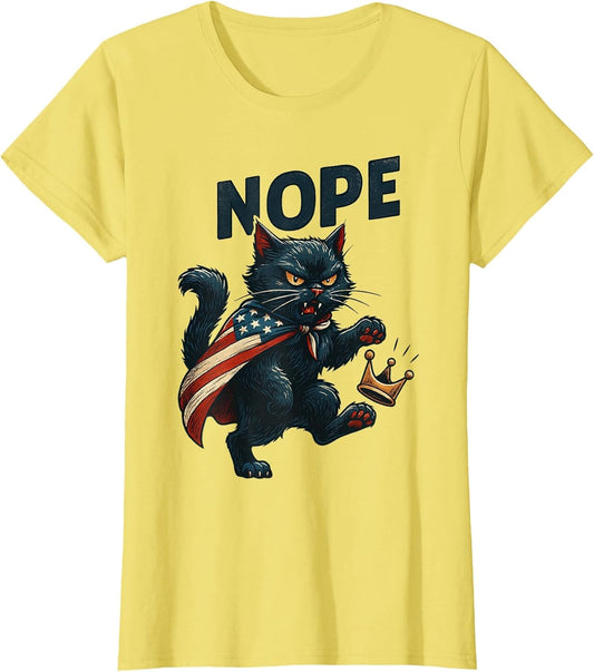 No Kings Funny Cat