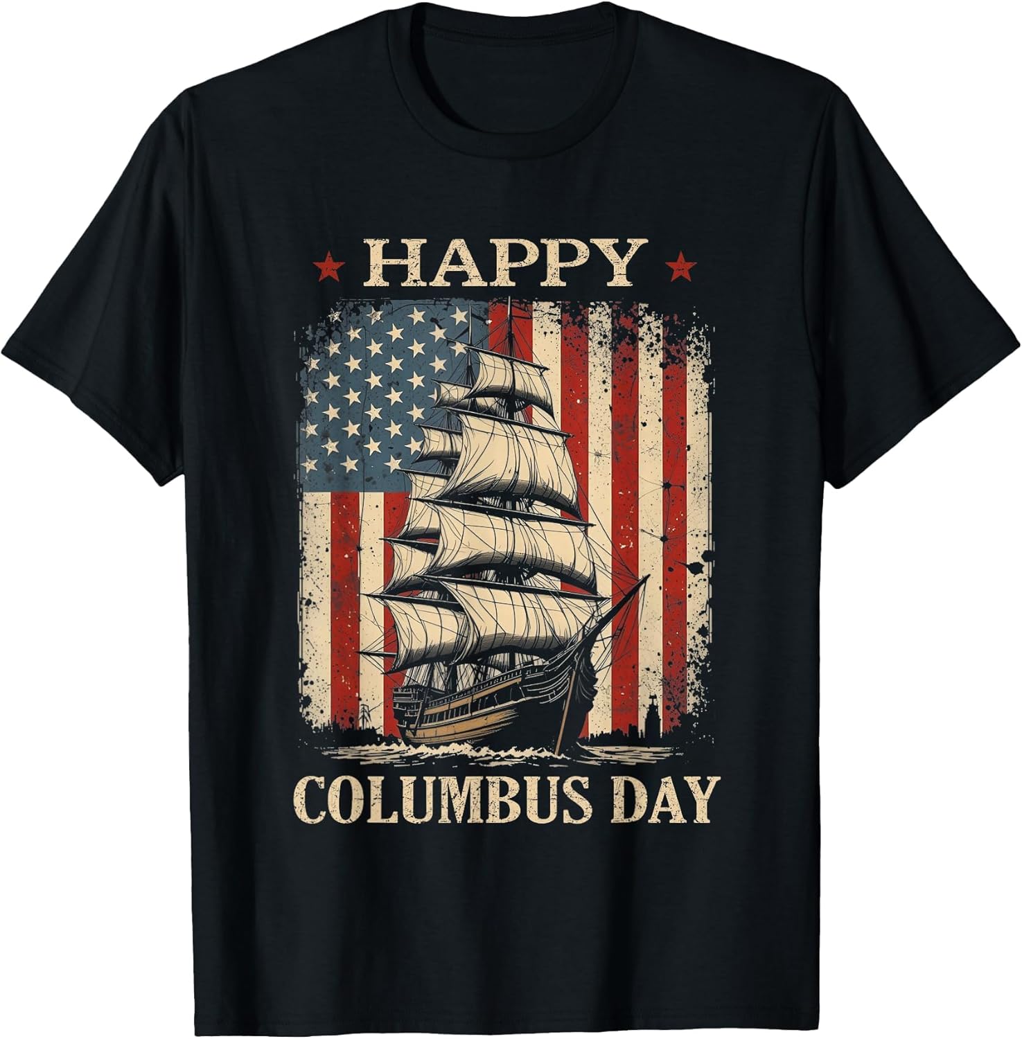 Happy Columbus Day Design Christopher Columbus Italian