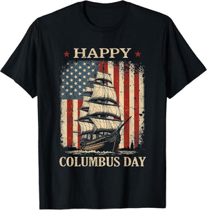 Happy Columbus Day Design Christopher Columbus Italian
