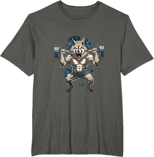Wolf Weight Lifting Muscle Strength Wolf Gym Fitness Bodybuilding