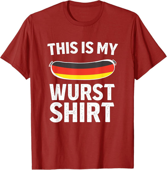 This is My Sausage Shirt Germany Flag Oktoberfest Costume