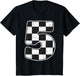 Kids Birthday Boy 5 Five Race Car 5th Birthday Racing Car Flag