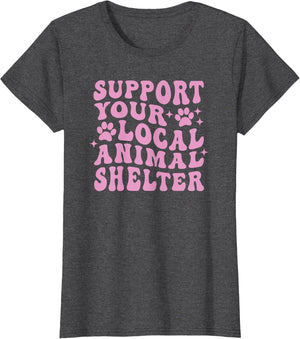 Support Your Local Animal Shelter Rescue Dogs Fur Mama Retro