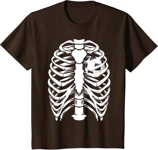 Halloween Soccer Xray Skeleton Costume Women Boys
