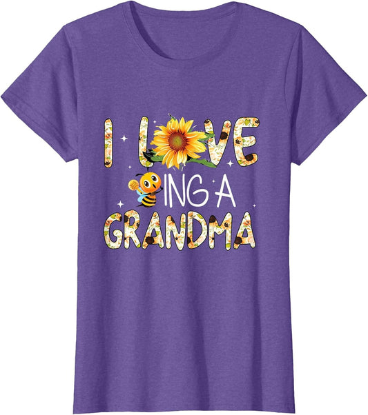 I Love Being A Grandma Sunflower Bee Mother's Day