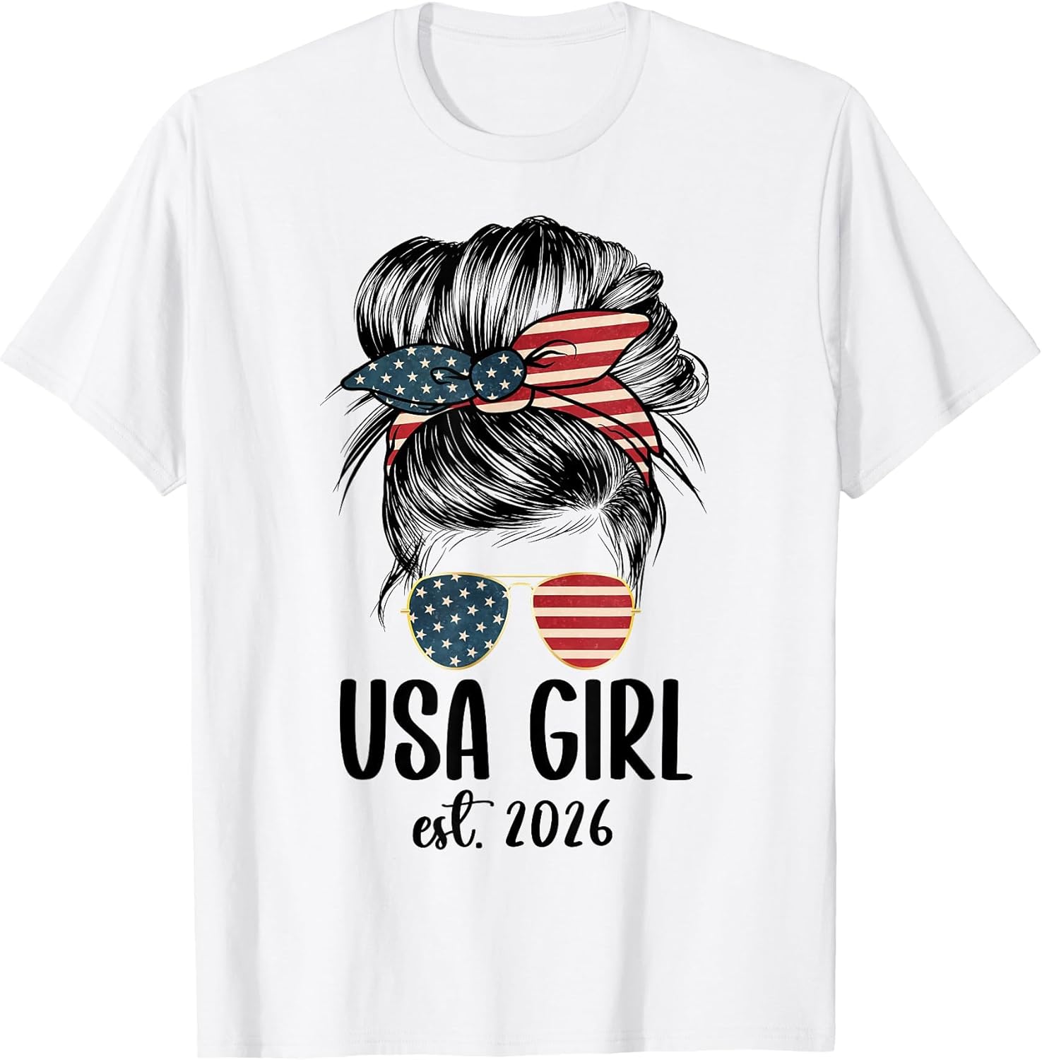 New American Woman Proud USA Girl 2026 Citizenship