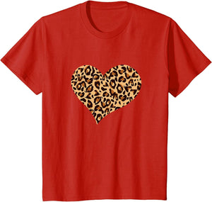 Cute Cheetah Leopard Print Heart