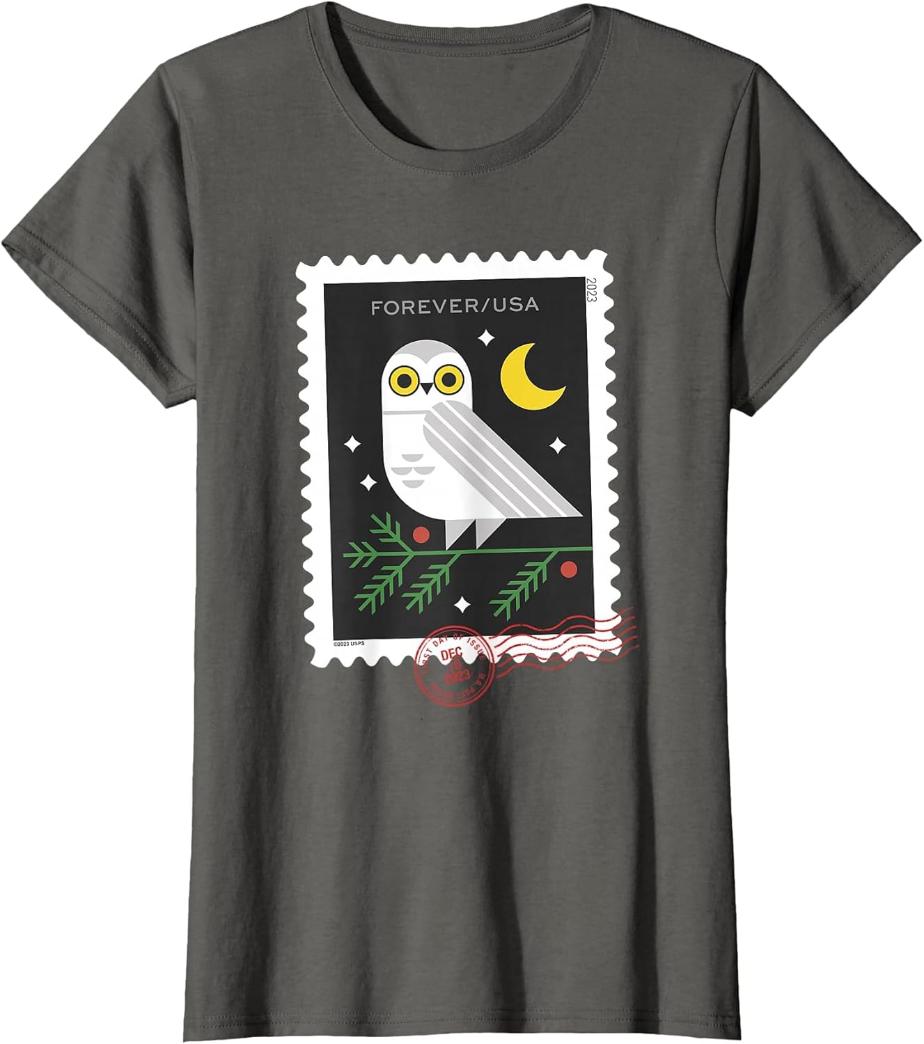 USPS Winter Woodland Animals - Owl Stamp