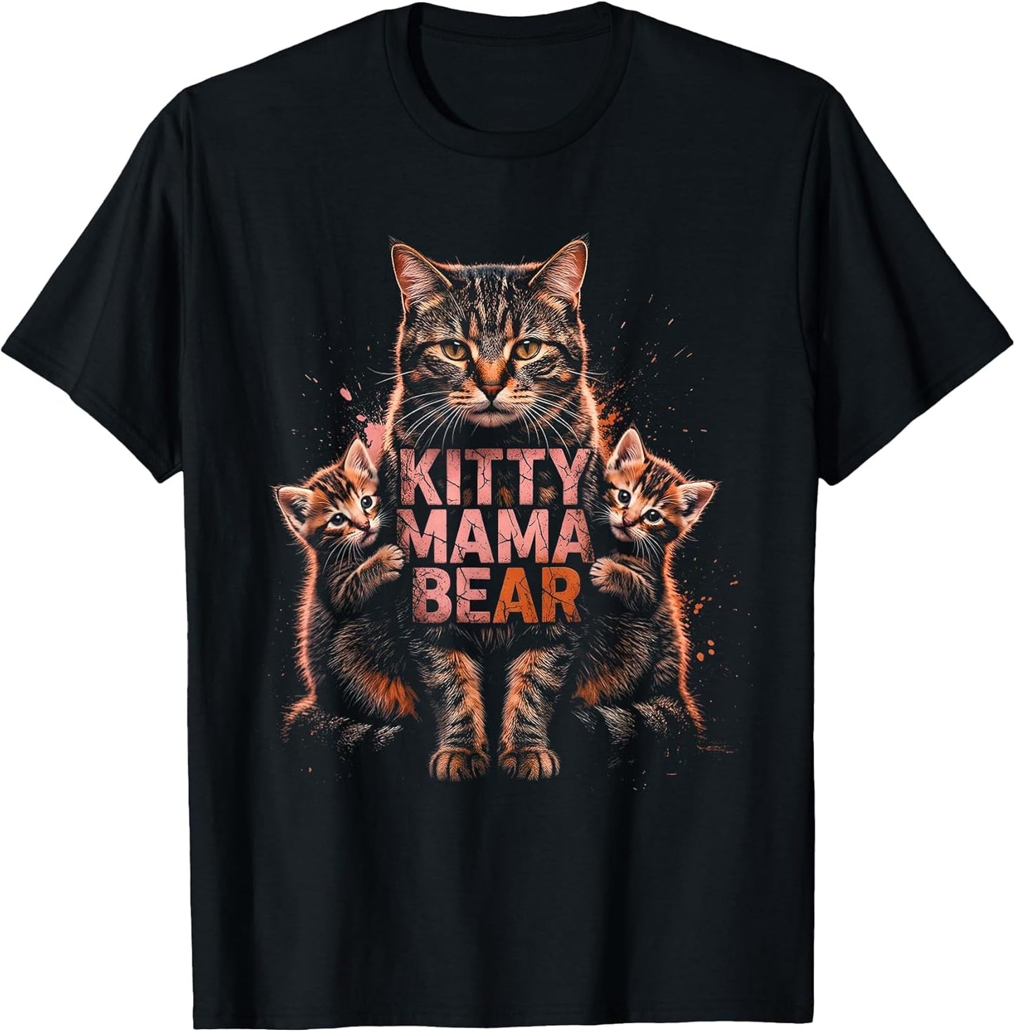 Kitty Mama Bear Cat Mom Graphic Design