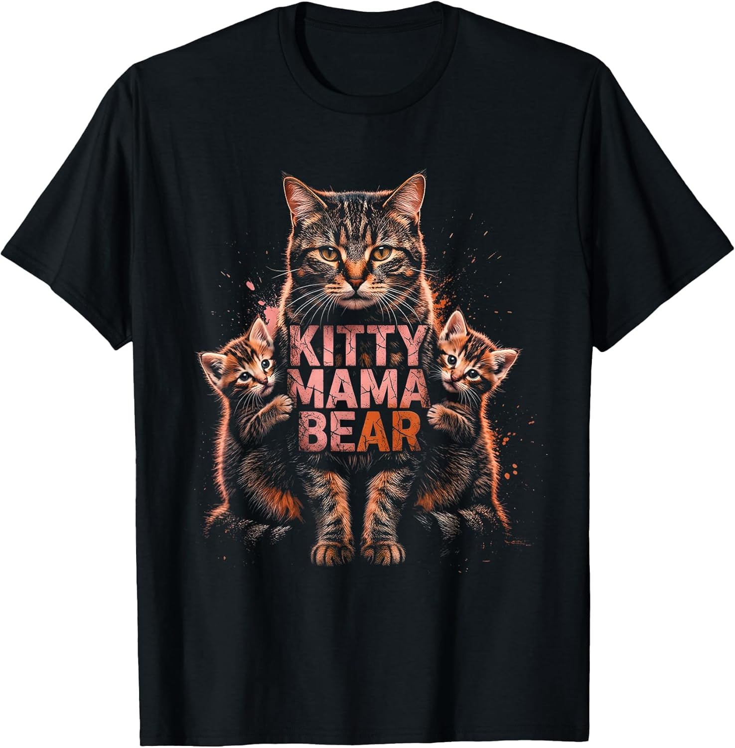 Kitty Mama Bear Cat Mom Graphic Design