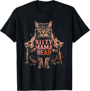 Kitty Mama Bear Cat Mom Graphic Design