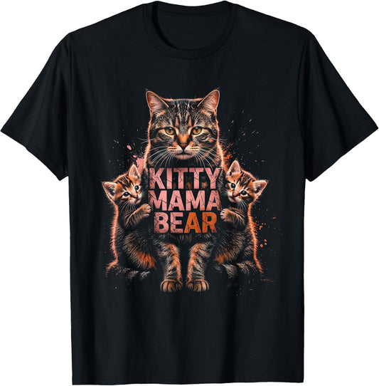 Kitty Mama Bear Cat Mom Graphic Design