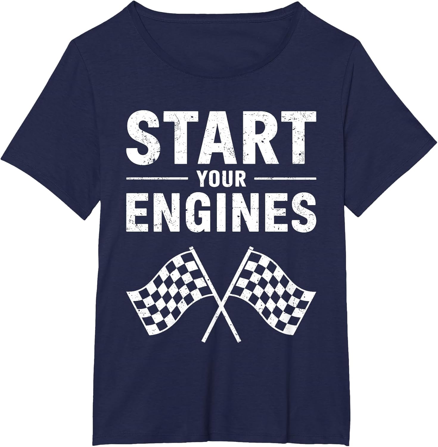 Start Your Engines Shirt Checkered Flag Men Women Racing Day