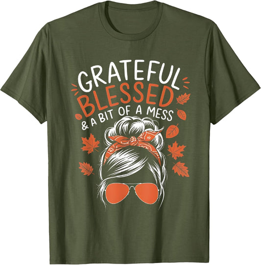 Grateful Blessed and a bit of a Mess Moms Thanksgiving Fall