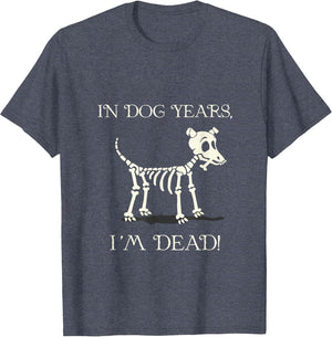 in Dog Years Im Dead with a Skull of a Dog for Halloween
