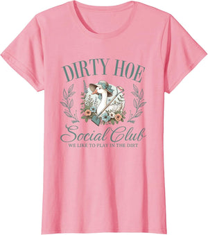 Dirty Hoe Gardening Social Club Retro 1980s Country Goose