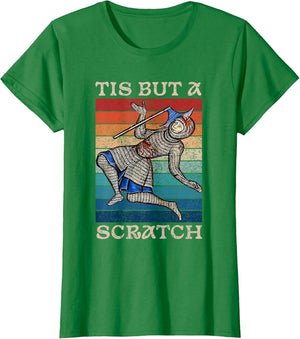 Tis But a Scratch Funny Medieval Knight Humor Joke