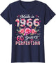 60 Year Old Made in 1966 Floral 60th Birthday Women