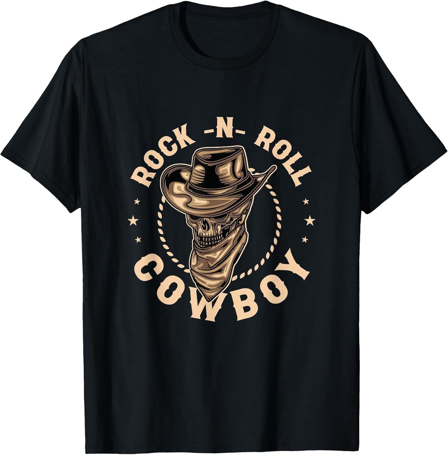 Rock-N-Roll Cowboy | Western Wild West | Cowboy Skeleton