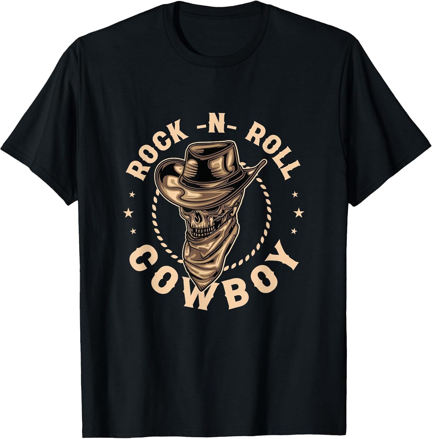Rock-N-Roll Cowboy | Western Wild West | Cowboy Skeleton