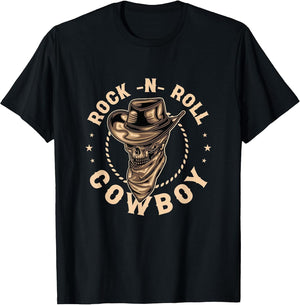 Rock-N-Roll Cowboy | Western Wild West | Cowboy Skeleton
