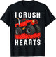 Valentine I Crush Hearts Monster Truck Boys Toddler