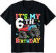 Monster Truck It's My 6th Birthday Boy 6