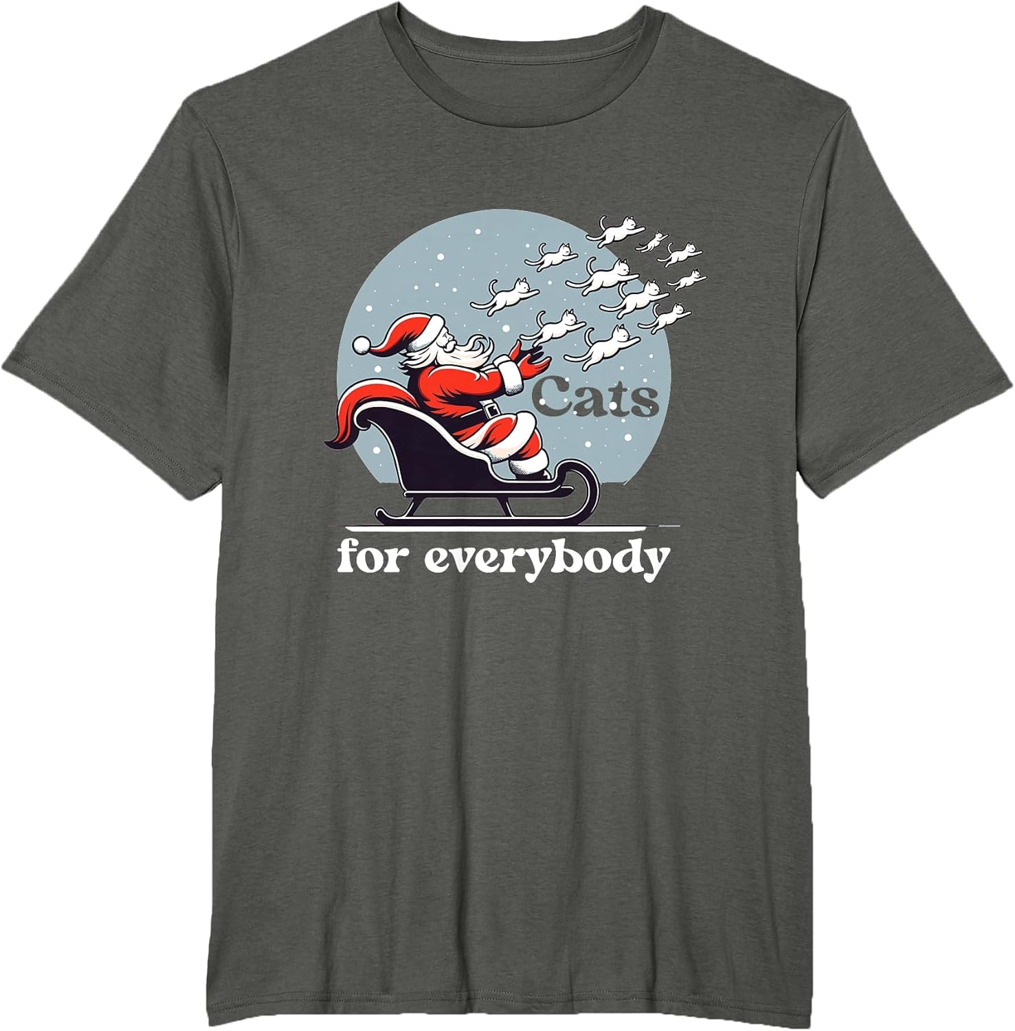 Santa Claus with Cats in A Sleigh – Cats for Everybody