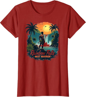 Rainbow Falls Mist Warrior Hawaiian Design