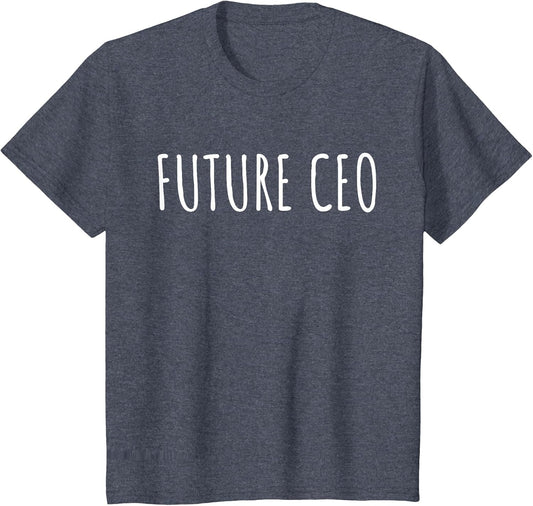 Cute Future CEO Funny Kid Boy Girl Toddler Boss Humor