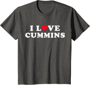 I Love Cummins Matching Girlfriend & Boyfriend Cummins Name