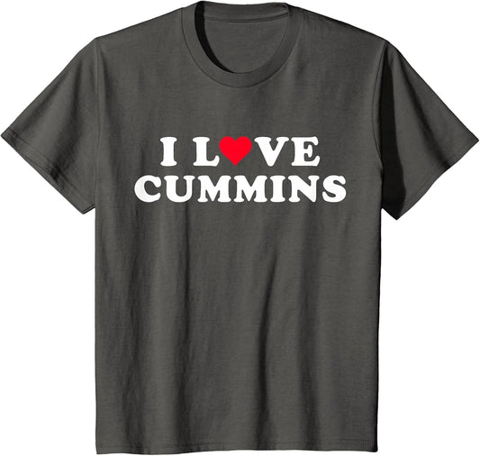 I Love Cummins Matching Girlfriend & Boyfriend Cummins Name