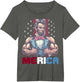 USA 4th of July, Abraham Lincoln Funny Workout Muscles