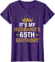 It's My Husband's 65 Year Old Birthday Couple 65th Birthday