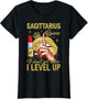 Sagittarius Queen I Level Up It's My Birthday Zodiac Sign