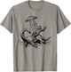 Bigfoot Riding Loch Ness Monster Funny Sasquatch Nessie