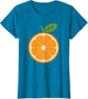 Cute Orange Slice Costume Healthy Fruit Minimal