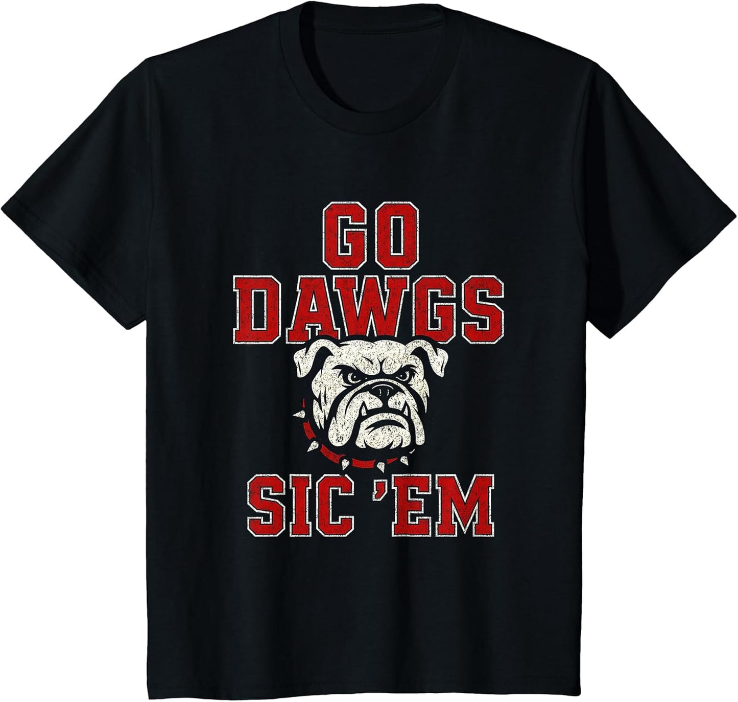 Go Dawgs Sic Em Bulldog School Spirit Women Kids