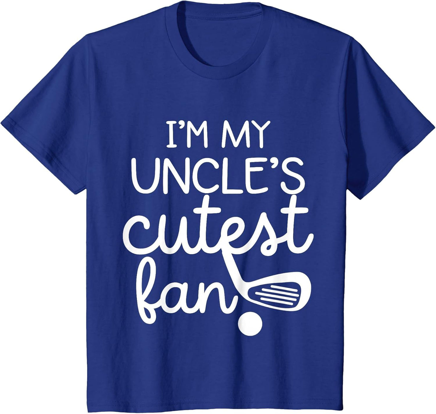 Kids Im My Uncles #1 Cutest Golf Fan for Golfer Nephew or Niece