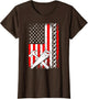 American Flag Carpenter Handyman Woodworker Hammer and Saw