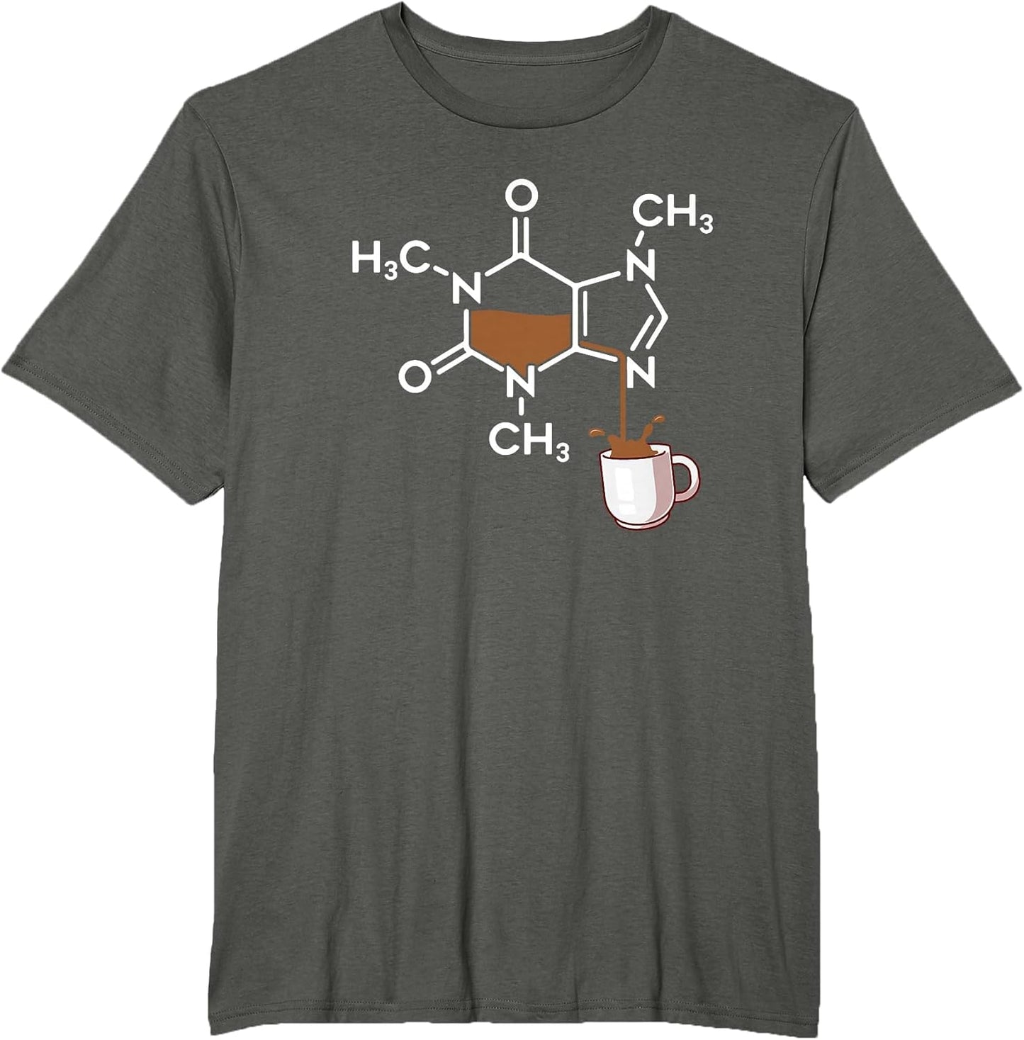 Caffeine Molecule Coffee Lover Chemistry