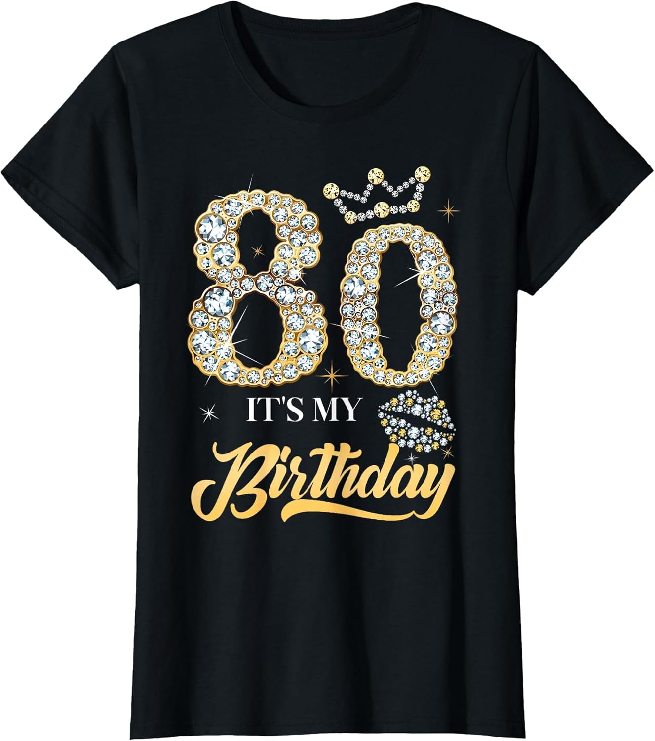 It's My 80th Birthday Diamond Shoes 80 Years Old Women